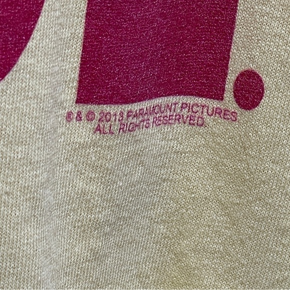 Ferris Bueller's Day Off Righteous Dude Adult 18/1 T-Shirt Banana - Picture 2 of 8